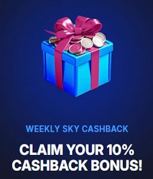 SkyCrown cashback bonus